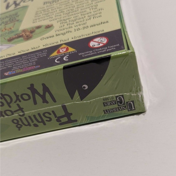 Fishing for Words Dice Game, University Games (Sealed Box) - Picture 5 of 7